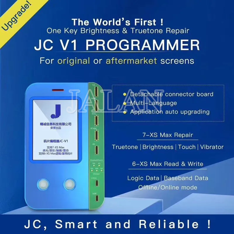 

NEW JC V1 Light sensor true tone repair viration recovery for 6 7 Plus 8 Plus X XS MAX XR touch Chip JC PRO 1000S programmer