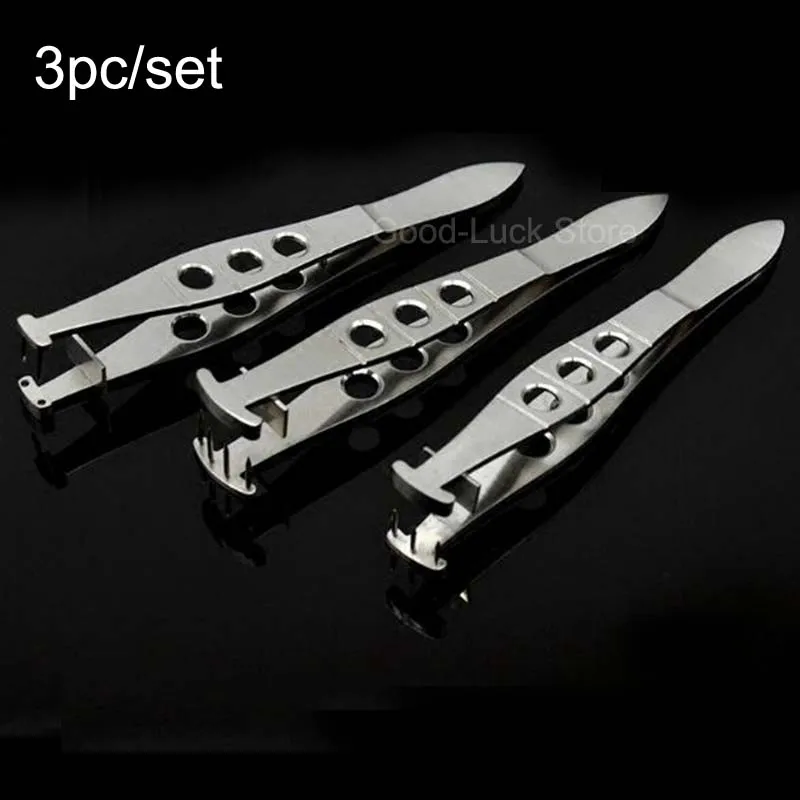 Pces de Aço Inoxidável Instrumentos Oftálmicos Microscópicos Dupla Personalização Perfurador Dispositivo Perfuração Pálpebra Designer 3
