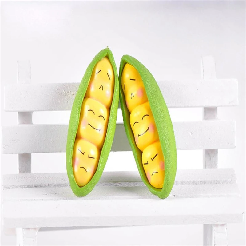   Resin Miniature Cute Peas DIY Craft Accessory Home Garden Decoration Accessories Wear-resistant Creative C0418#30             09