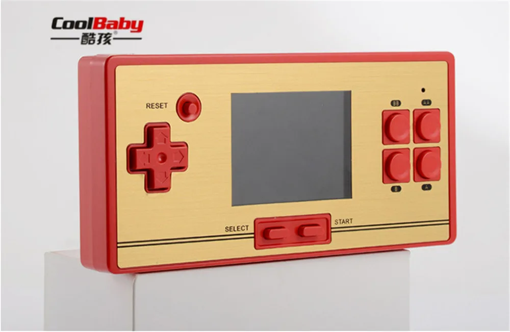 Coolbaby RS 20 встроенный 600 различных игр 2 6 дюймовый экран детская игра 8 бит ручной