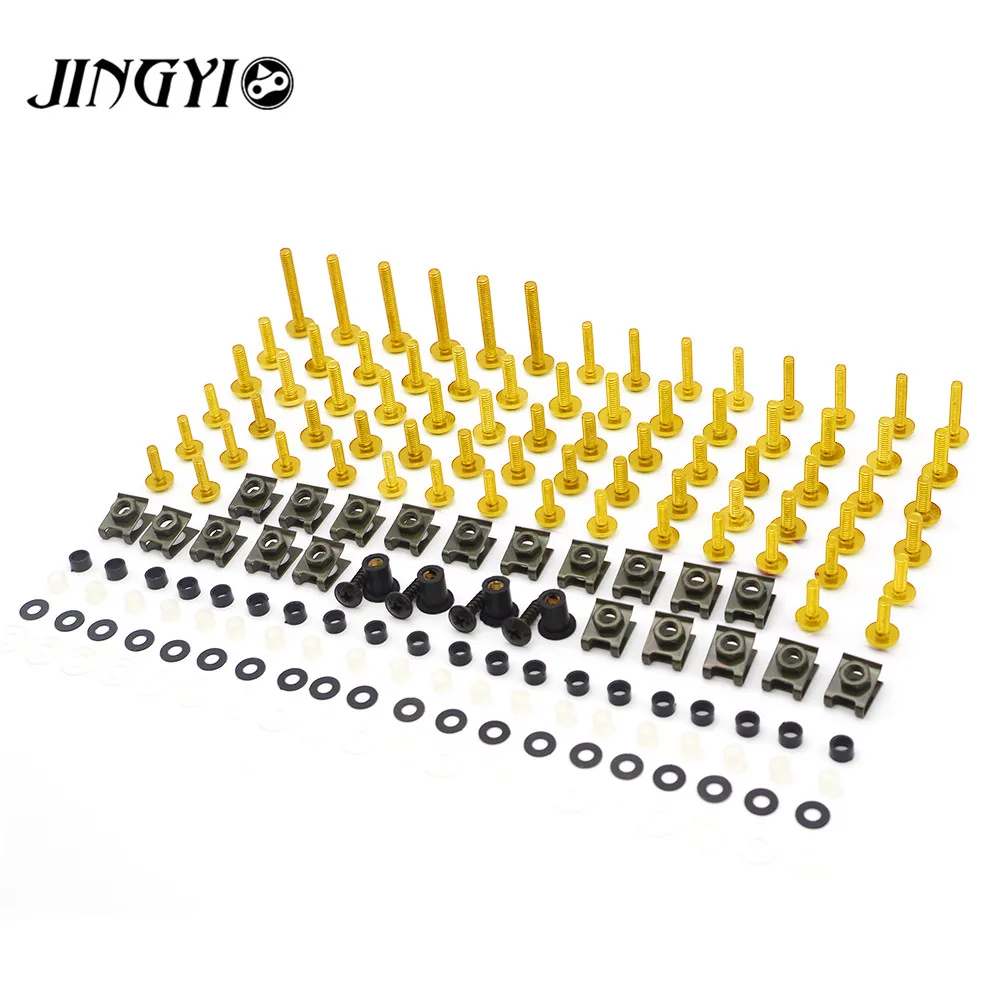 

4mm/6mm Aluminium CNC Universal Motorcycle Fairing Bolts Nuts Fastener Clips Screws FOR YAMAHA XJR400 XJ600 XJR1200 XJR1300 XJ6