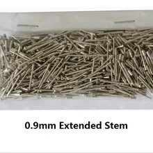 1000 шт 0,9 мм удлинительные стебли из нержавеющей стали для ремонта часов