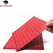 

printer parts Red Simple 220x220mm Printed Hot Bed Surface Sticker Parts with 1:1 Coordinate for 3D Printer High Quality