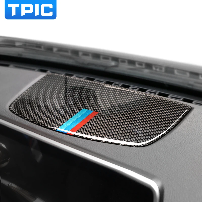 

TPIC For BMW F30 F34 Carbon Fiber Car Interior Dashboard Panel Decoration Car-styling Sticker 3 series 2013-2018 Accessories