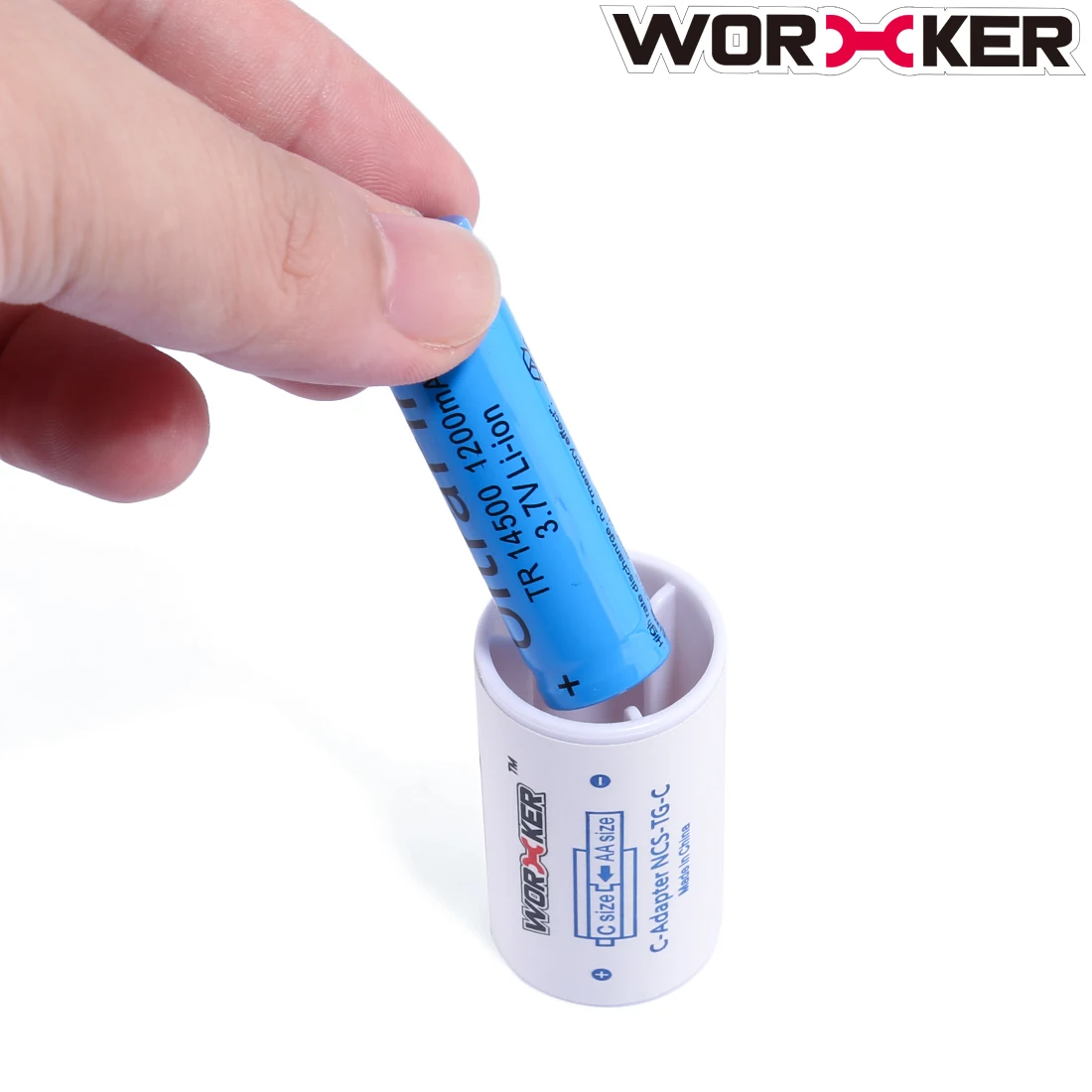 6 шт. пластиковые адаптеры для батареи типа АА в C/D|nerf worker|workers nerfnerf pcs |