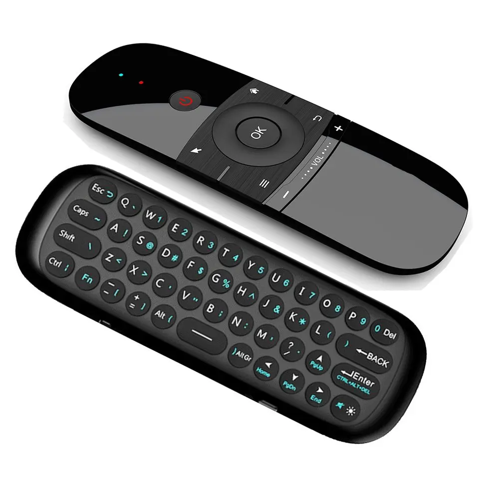 2 4G Smart tv Беспроводная Клавиатура Fly Air mouse W1 многофункциональный пульт