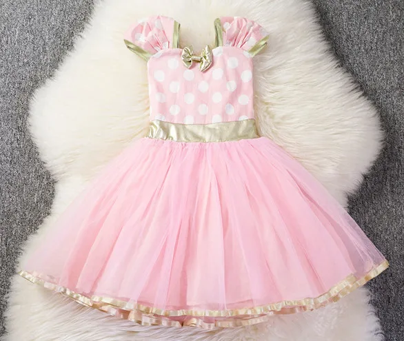 

Retail Baby Girls Snow White Minnie Mouse Princess Costume Halloween Party Dress Summer Kids Clothes Birthday Wedding Christmas