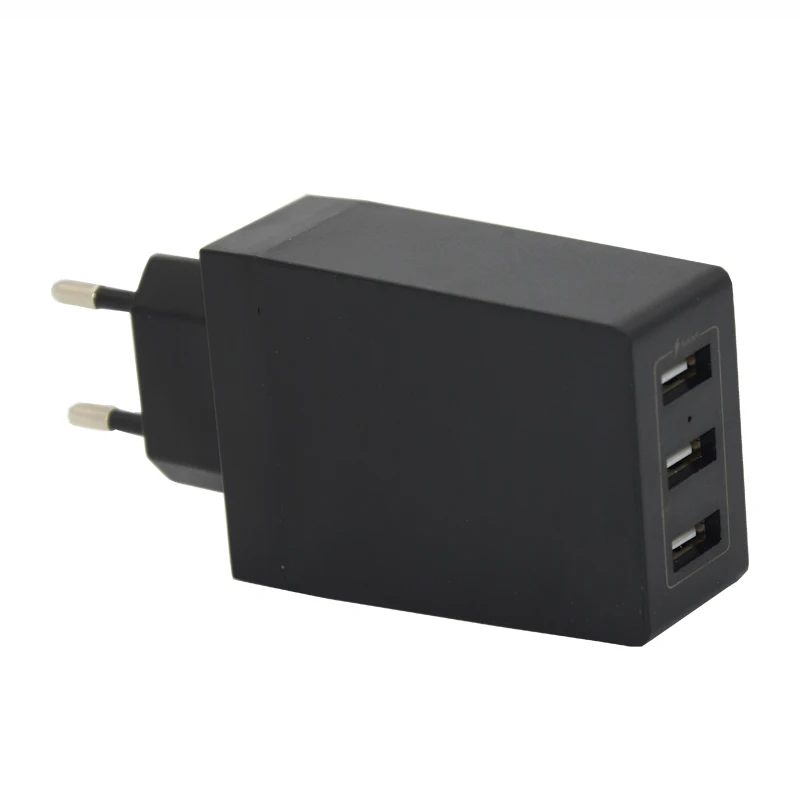 

6A 3 Ports USB Charger Adapter Travel Wall Charger Mobile Phone smart Fast Charger For Samsung s8 Xiaomi 9 phone tablet