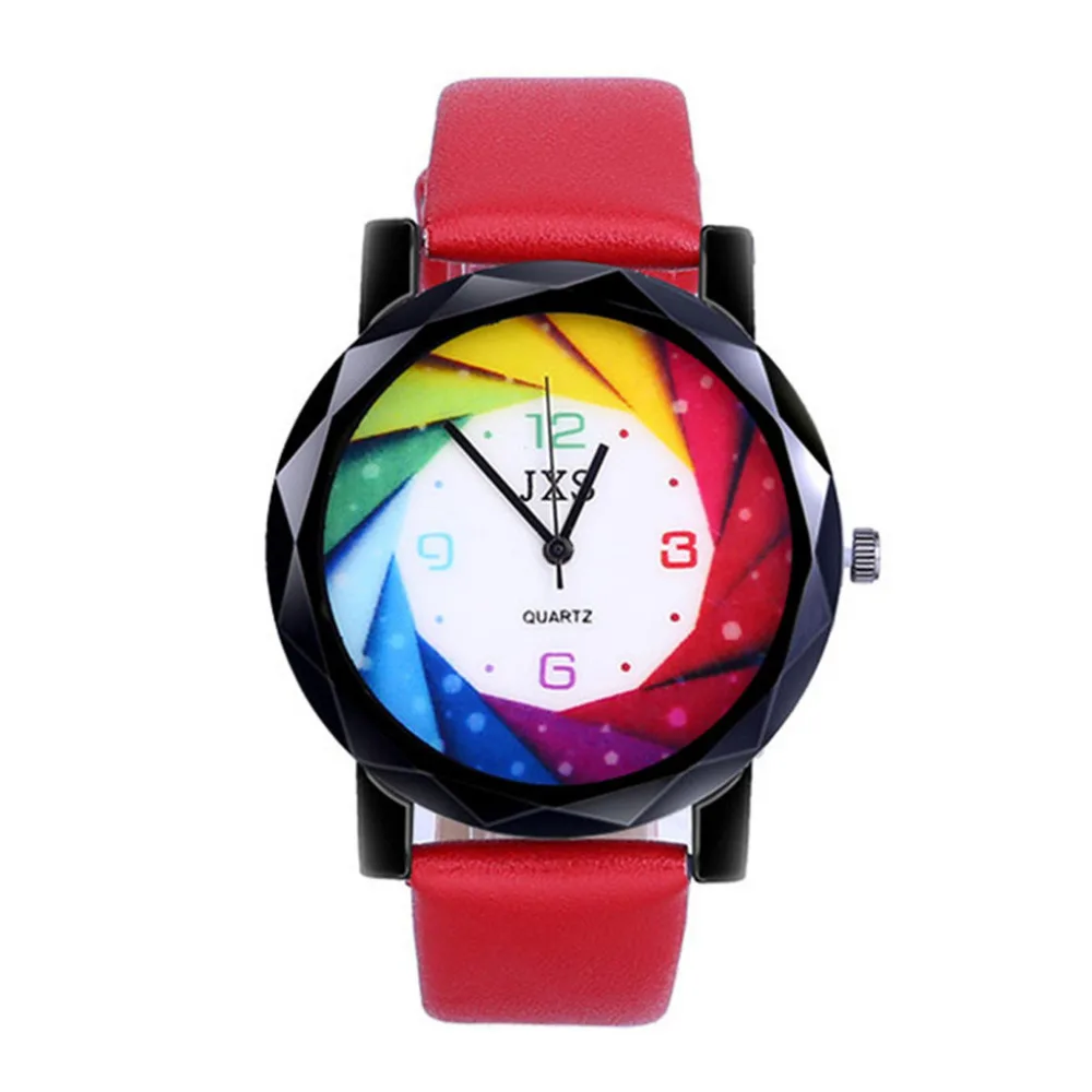 JXS Fashion Women Watches Women Fashion Luxury Leisure Set Auger Leather Strap Analog Multi color Dial Wristwatch For Gifts JXS Fashion Women Watches Women Fashion Luxury Leisure Set Auger Leather Strap Analog Multi color Dial Wristwatch For Gifts