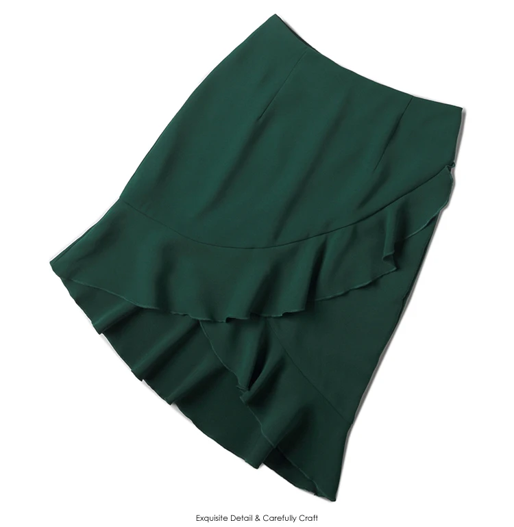 Летние женские блузки без рукавов с вышитыми бисером оборками Топы+ зеленые оборки элегантные сексуальные необычные женские юбки костюмы NS997
