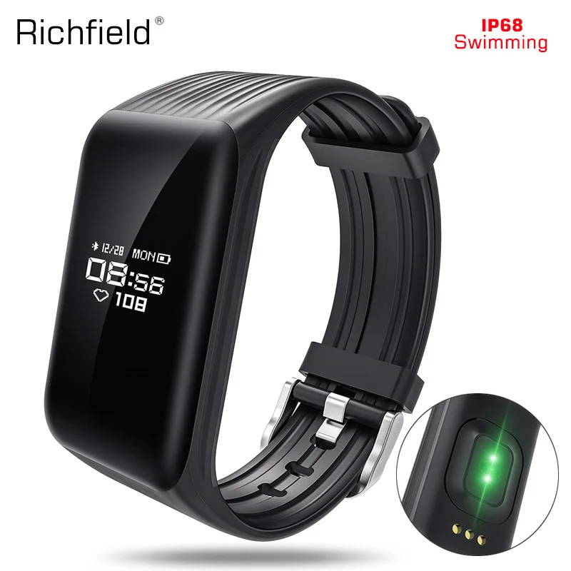 

Smart Bracelet Fitness Tracker Continuous Heart Rate Monitoring Waterproof Swimming Smart Watch Pedometer PK Mi Band 2 Wristband