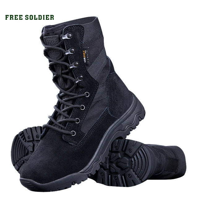 FREE SOLDIER Outdoor sports tactical military boots men's boots army combat light shoes for camping hiking
