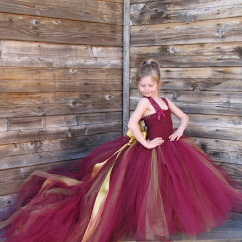 burgundy flower girl dresses toddler