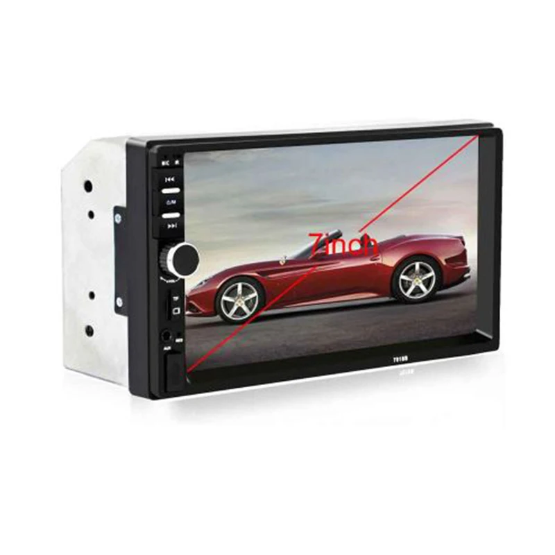 Pаспродажа 7018B двойной 2 Din Автомобильный видео плеер 7 дюймов сенсорный экран мультимедийный плеер MP5 плеер USB FM bluetooth Поддержка камеры заднего вида