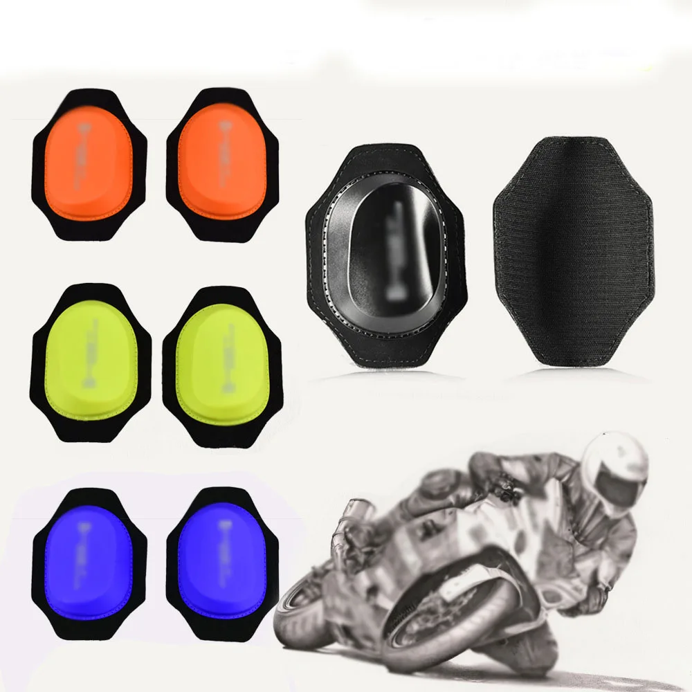 

Universal knee sliders motorcycle protective kneepad Universal Kneepad Sliders 4 color Same as photo shown