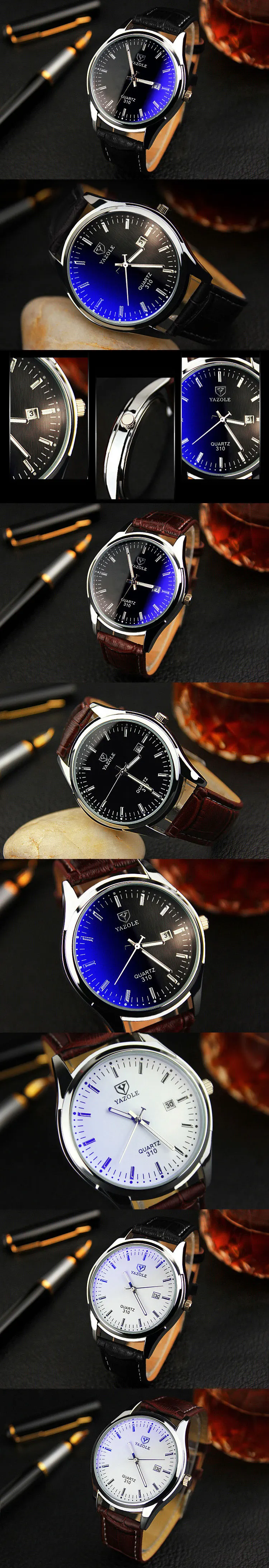 YAZOLE Бизнес наручные часы для мужчин лучший бренд класса люкс известный наручные часы кварцевые часы для мужчин часы Relogio Masculino с календарем