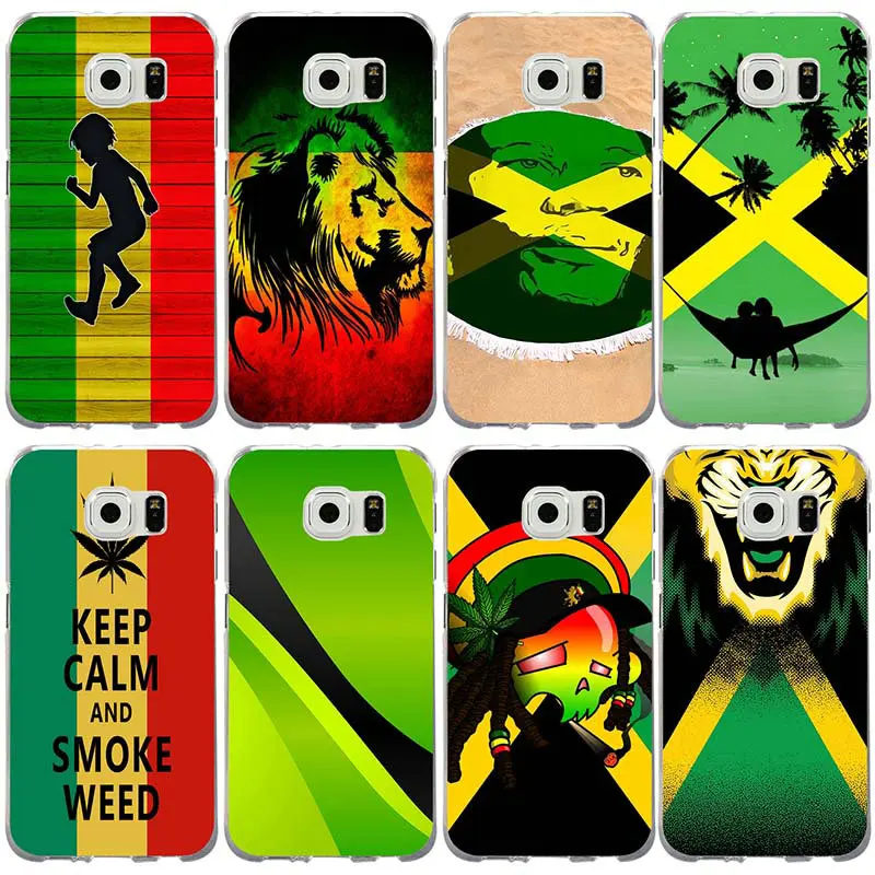 Cool Jamaica National Flag Silicon Phone Cases for Samsung Galaxy Note