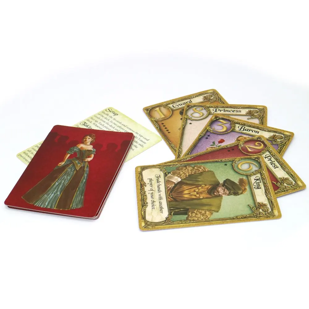 Love Letter Board Game English Cards Family Fun Table Playing Carta Amorosa