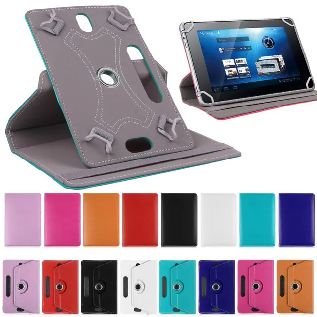 

360 Degree Rotating Case for Nokia Lumia 2520 Tablet PC Universal 10.1 Inch Stand Cover PU Leather Flip Protective Shell + Pen