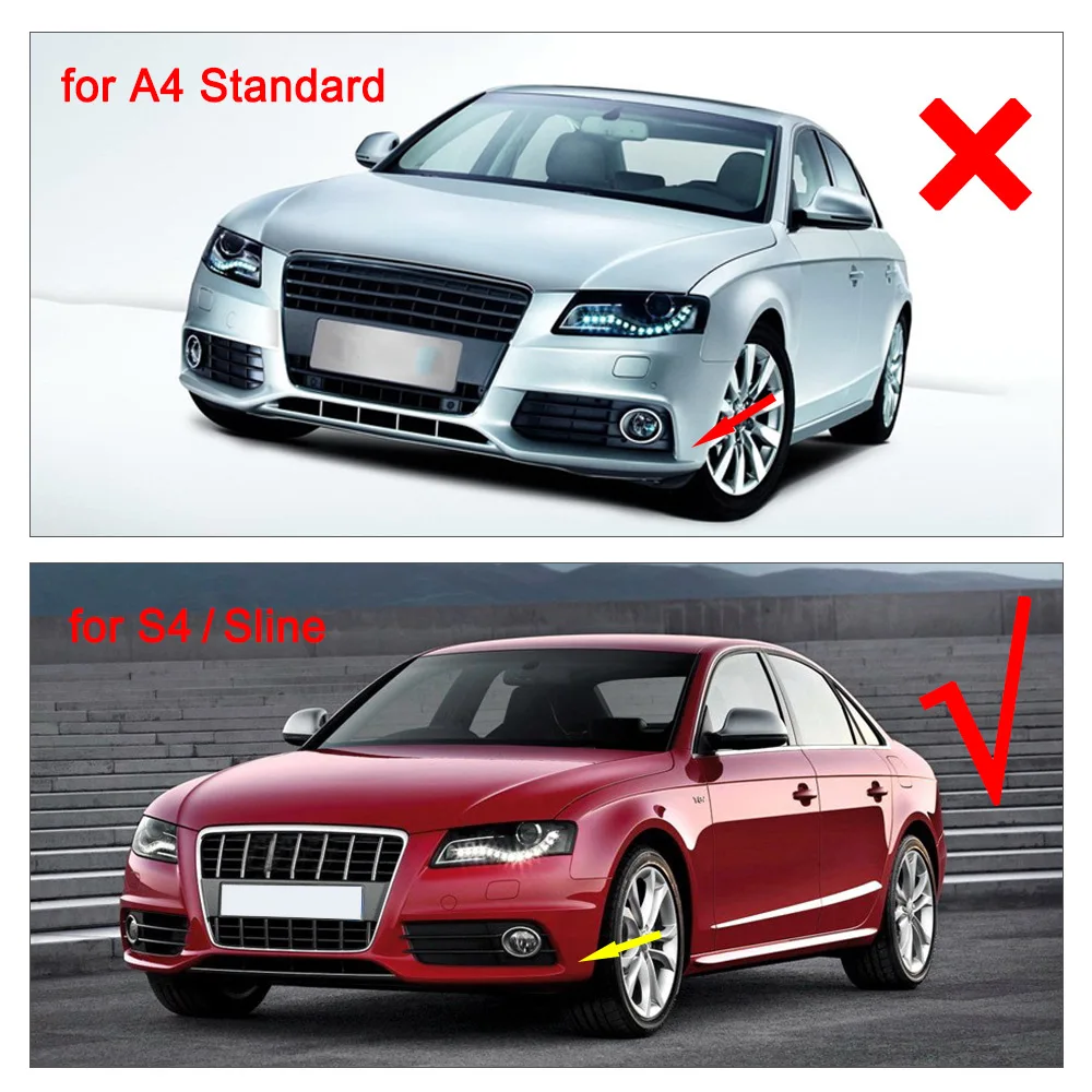 ФАП Черный Автомобильный задний диффузор спойлер Защита бампера для Audi A4 B8 Sline S4