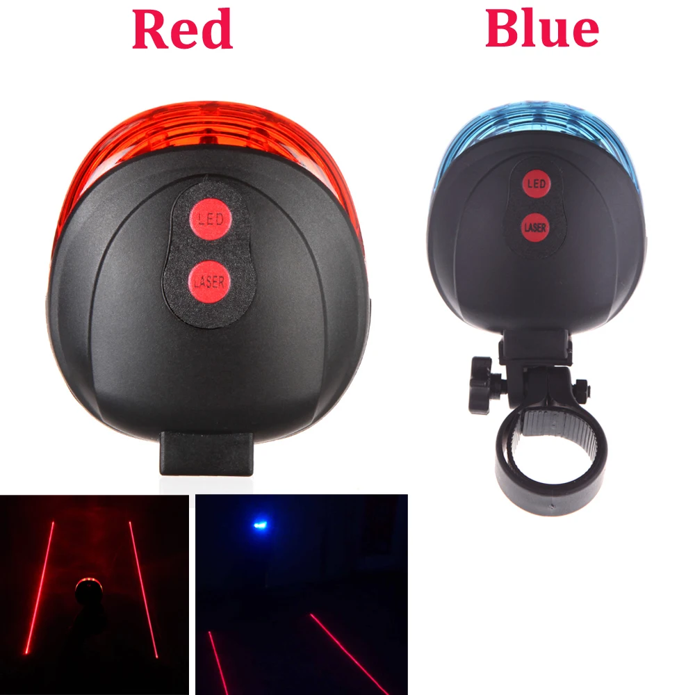 Buy New Bicycle Laser Tail Light Bike Safety Back Rear