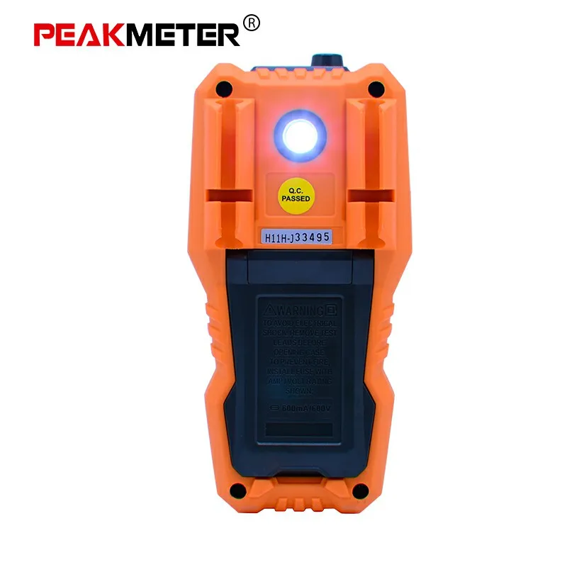 PEAKMETER PM8248S Цифровой мультиметр NCV метр 30~ 1000 Гц Емкость транзистора тестер с удержанием данных подсветка дисплея