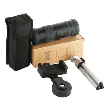 

12.7*4.4cm 8-24 x 30 HD Focus Optical Monocular Telescope Zooming Pocket Telescope with Tripod
