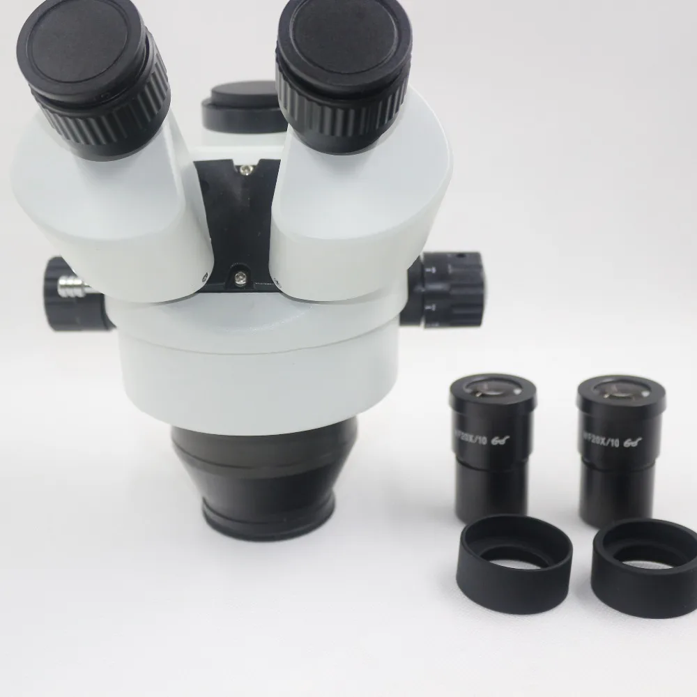 AMDSP Trinocular Stereo Zoom Microscope Head 14X 180X, 20X Eyepeices