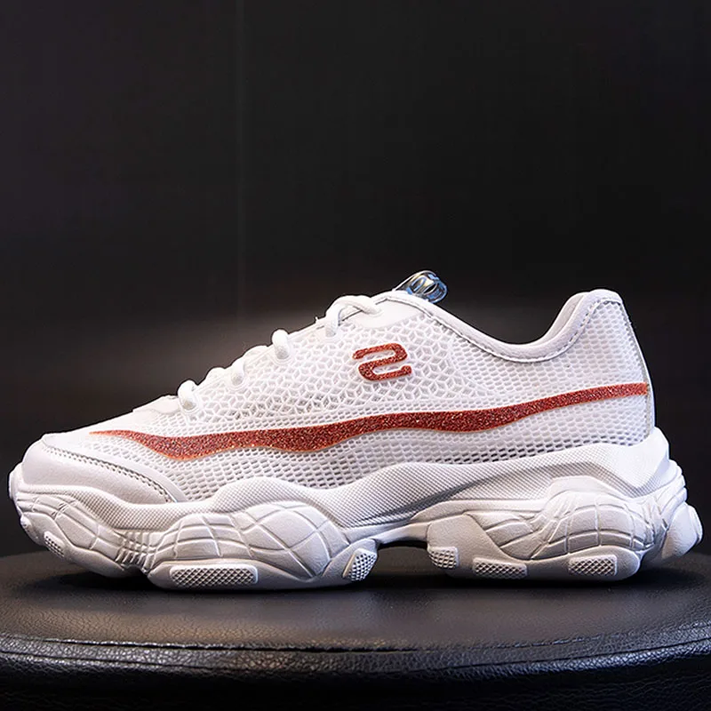 

2019 Casual Fashion Women's Running Shoes Summer Breathable Mesh Ladies Girl Sneakers Outdoor Jogging Walking Sport Shoes Brand