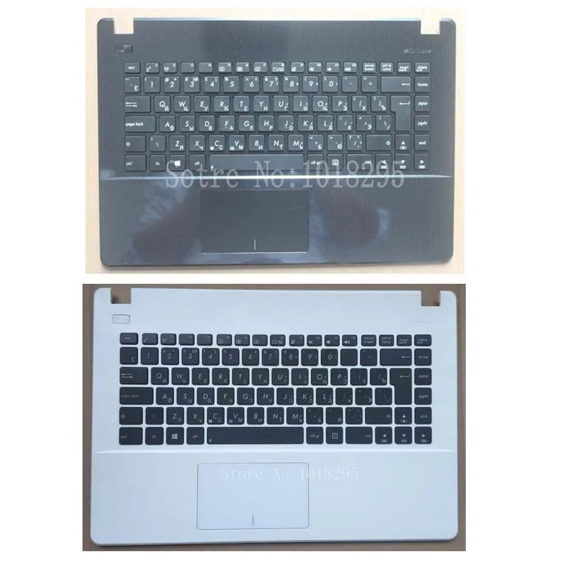 

Russian Teclado Palmrest Cover keyboard for ASUS X451 X451E X451M X451C X451E1007CA topcase RU laptop keyboard Black White