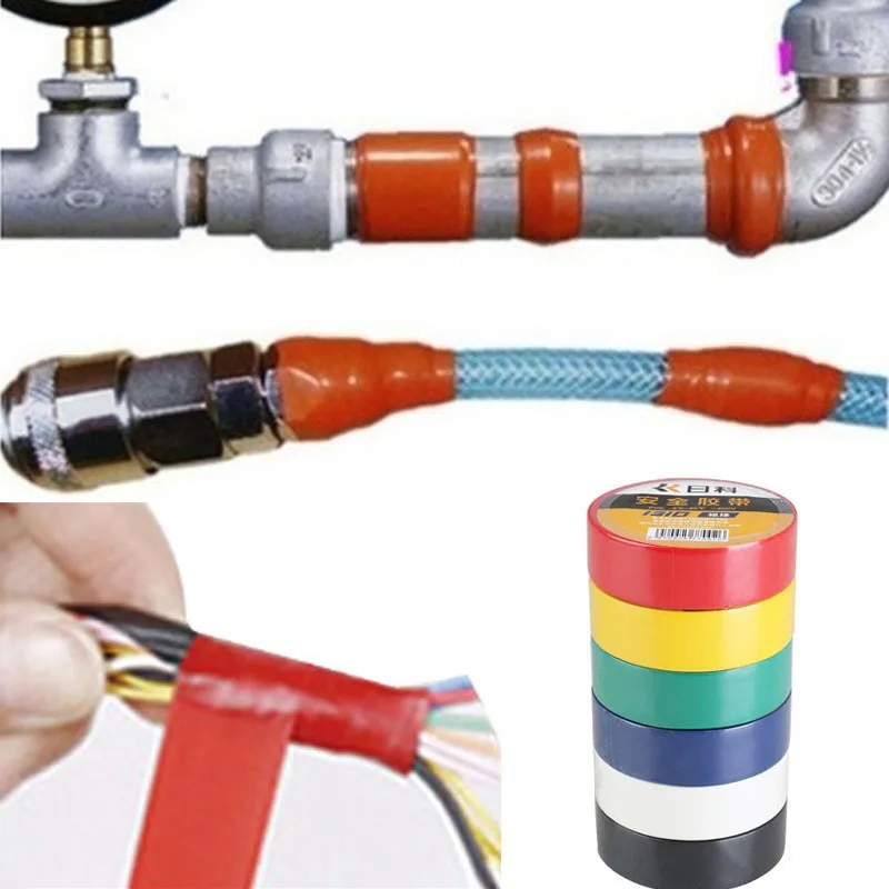 

15m Repair Tape PVC Electrical Tape Waterproof Insulated Flame Retardant Pipe Repair Insulated Tape Rescue Hose Tool