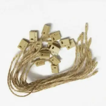 

hang tag with string in apparel/hang tag brown string/cord gor garment,seal tag/swing tag with string