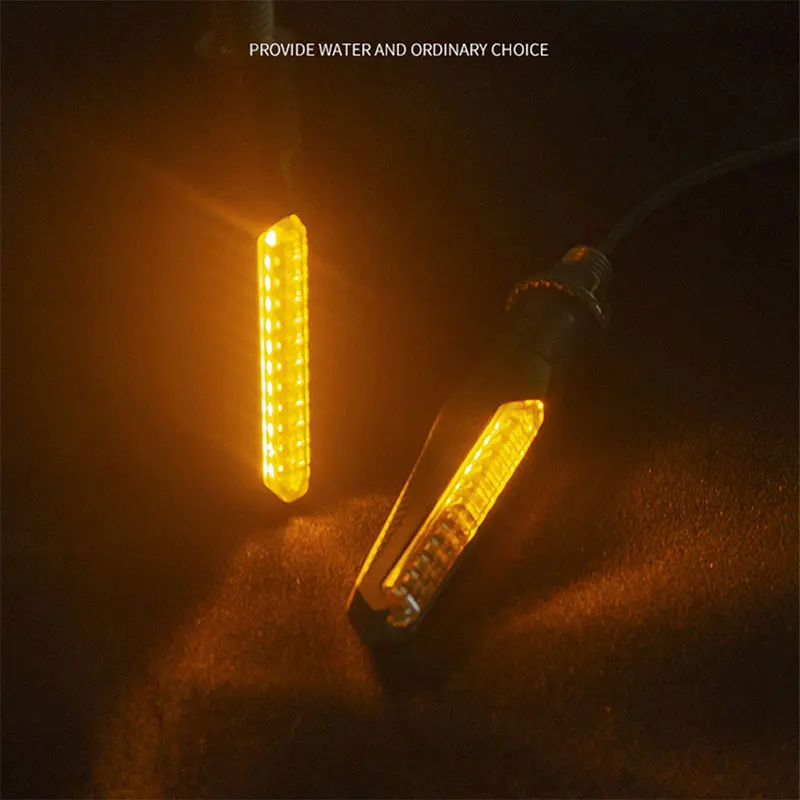 

Turn Signal Light LED Water Flowing Signal Lamp Direction Indicators For Motorcycle Motor bike Flicker LED Blinker Amber Light