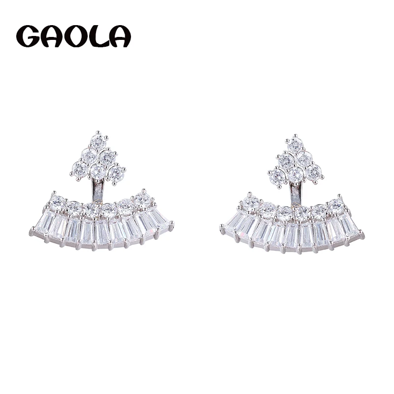 

GAOLA Clear Cubic Zirconia Triangle Stud Earrings For Women Jewelry GLE6085