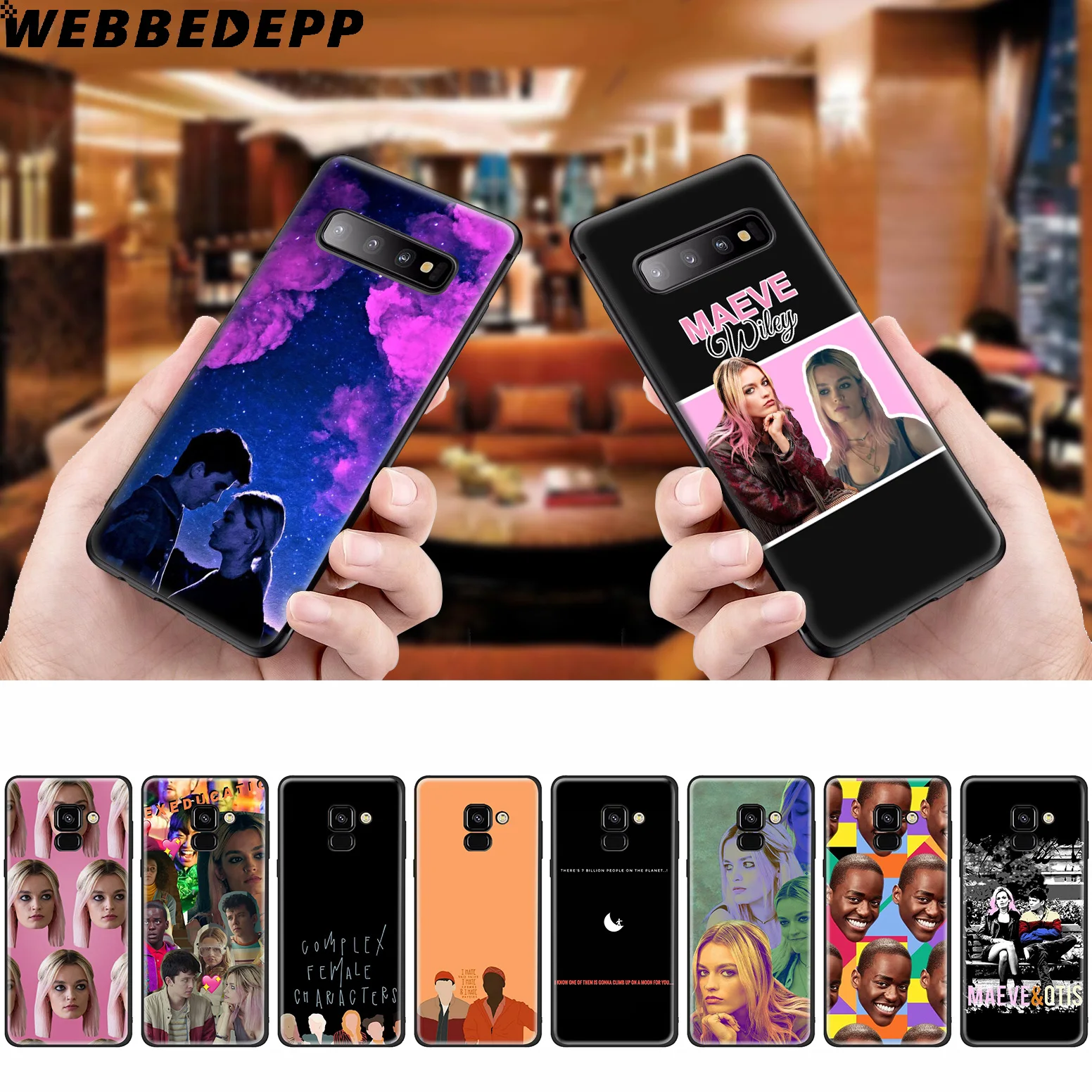 WEBBEDEPP Sex Education Tv Shows Silicone Case for Samsung Galaxy A3 A5 A6 A7 A8 A9 A10 A20 A30 A40 A50 A70 M10 M20 M30 |