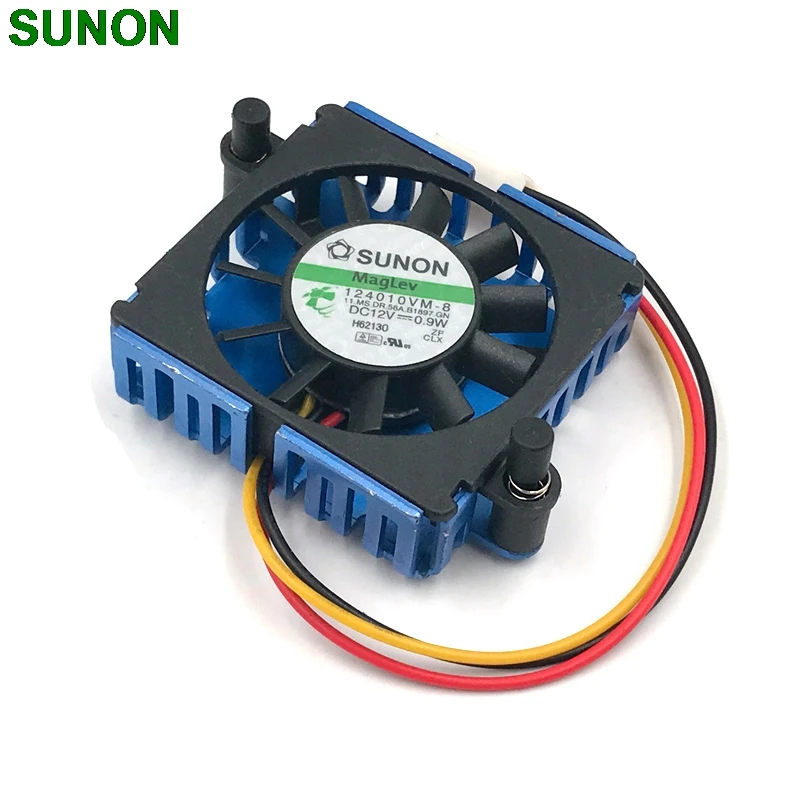 SUNON 124010VM 8 DC12V 0.9W Graphics Video Card Cooler cooling Fan For radware AD2016-in Fans ...