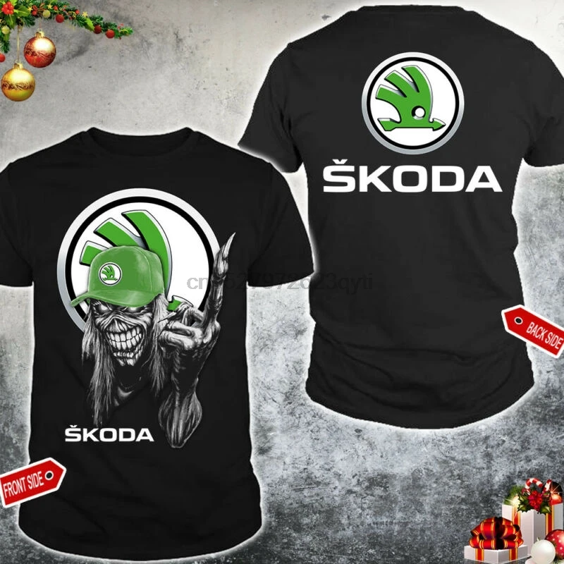 Skoda Skull Mans рубашка США Размер S до 5XL|Футболки| |