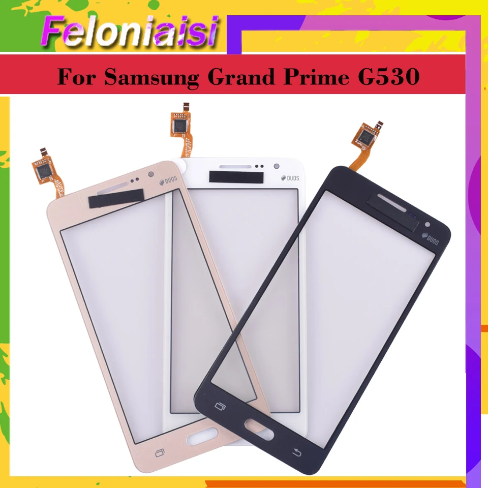 

10Pcs/lot G530 G531 TouchScreen For Samsung Galaxy Grand Prime G531H G531F G530H G530F G5308 Touch Screen Digitizer Panel Sensor