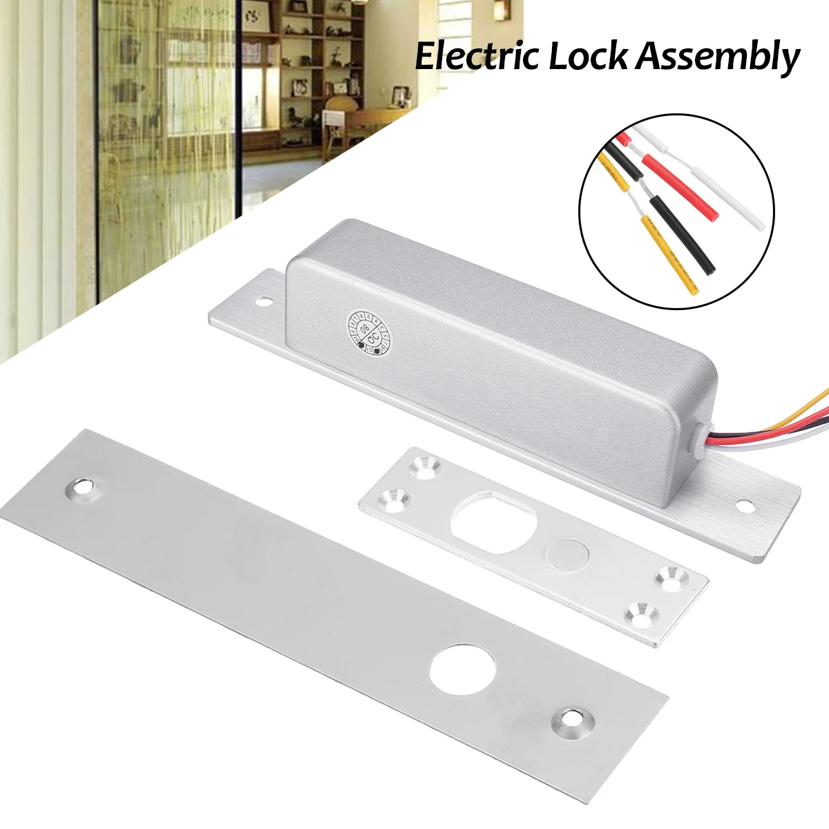 

Fail-Safe Electric Magnetic Door Lock Home Security Small Electronic Access Control System Lock Bolt for Locking Door Gate Hotel