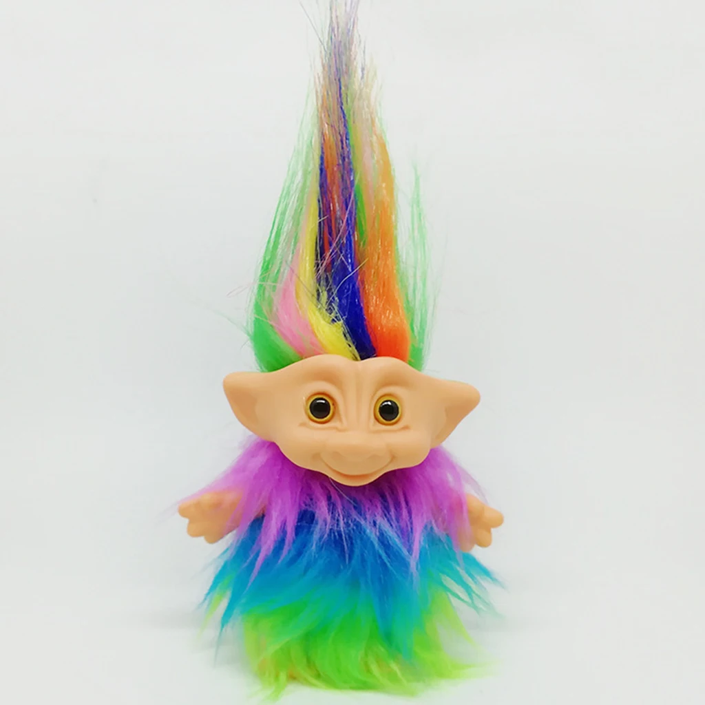

High Quality PVC Lucky Troll Dolls Leprocauns Doll Little Guys Toy Model Cake Toppers Party Favors