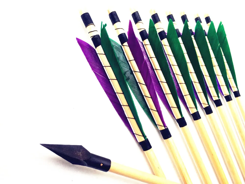 12 шт. зеленый фиолетовый обмотки треугольные ручной работы перья густой, как хороший совет для съемки