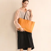 Female bag Europe and the United States fashion handbag new ladies shoulder bag large-capacity leather female Casual Tote bag new cowhide shoulder bag leather messenger bag buckle fashion europe and the united states portable ladies bag