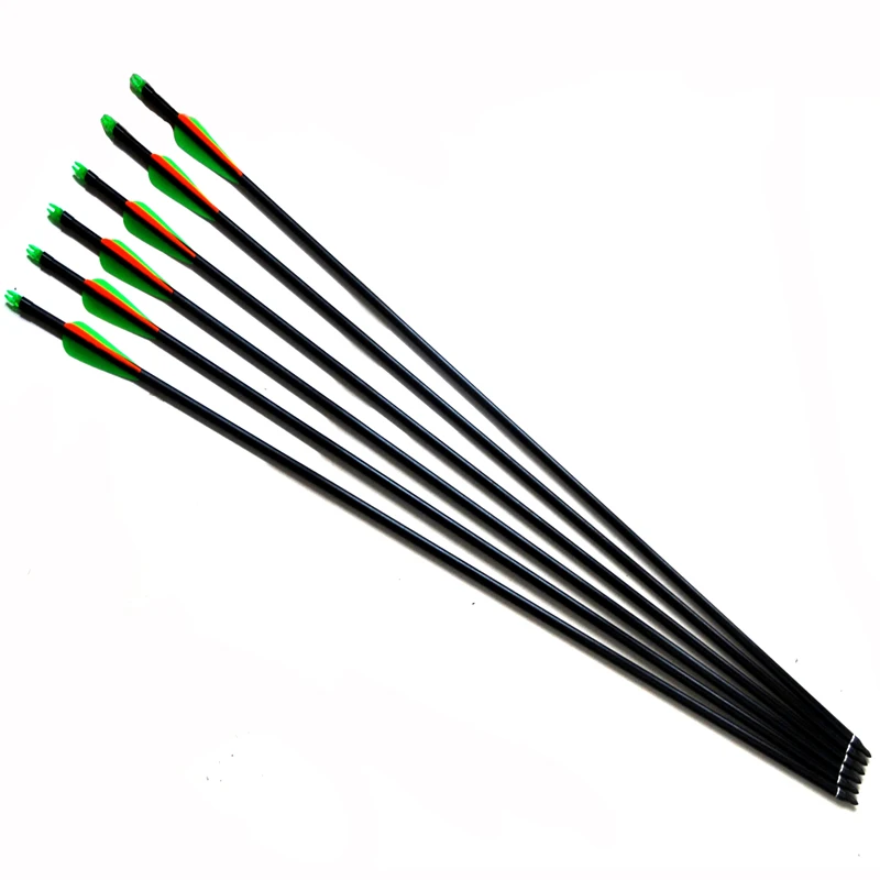 6pcs/lot professional hunting and archery Recurve bow or compound bow arrows 32" 30"29"28