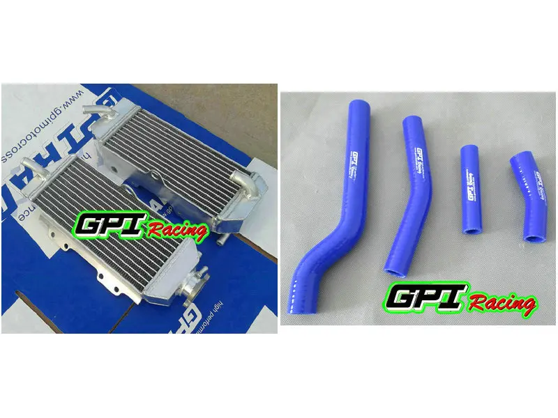 Алюминиевый гоночный радиатор + шланг для YAMAHA WR450F WR450 WR 450F 03-06 2003 2004 2005 2006 Новинка |