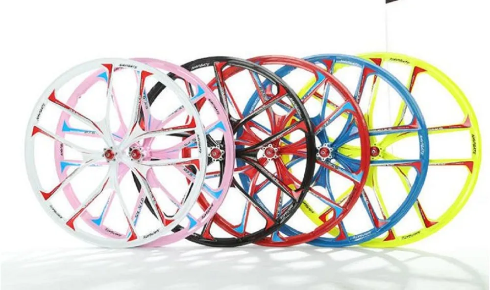 

6 bearings 26/27.5inch MTB wheel 26/27.5er 9mm Hubs AM disc wheels 10 holes for 7/8/9/10gear cassette
