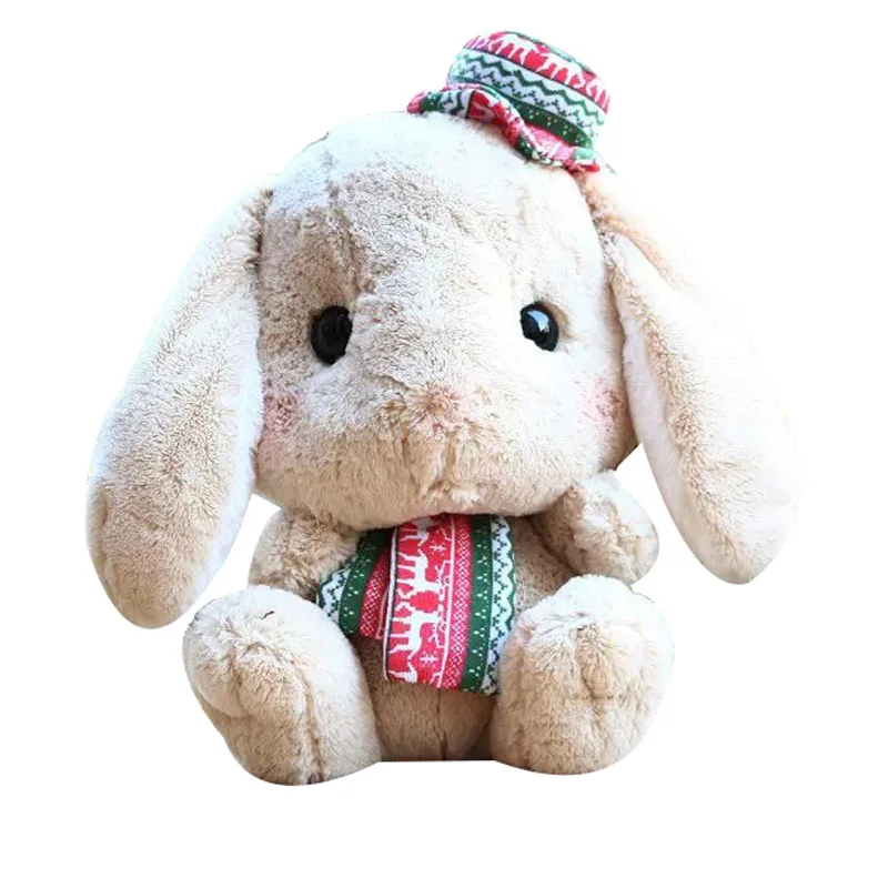 Новый lop кролик кукла мягкая милый белый кролик плюшевый Игрушечный Кролик Кукла День Святого Валентина, чтобы отправить для девочек