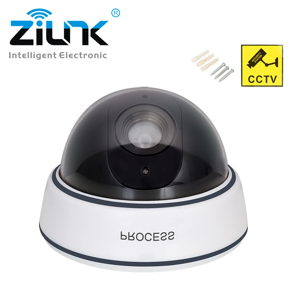 

Dummy Camera Fake Dome Outdoor Indoor Camera Flashing Security Surveillance CCTV 25 LED Light IR Mini Fake Camera