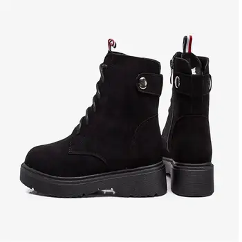 

Martin boot female ankle boot autumn winter 2018 new retro style student Korean version versatile single clack boot size 34-43