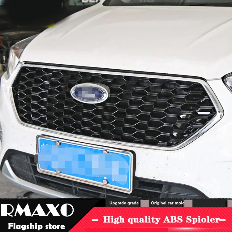 

For FORD KUGA ESCAPE 2013-2018 Racing Grills Honeycomb grid Front Racing Grill Grille black Front bumper modified
