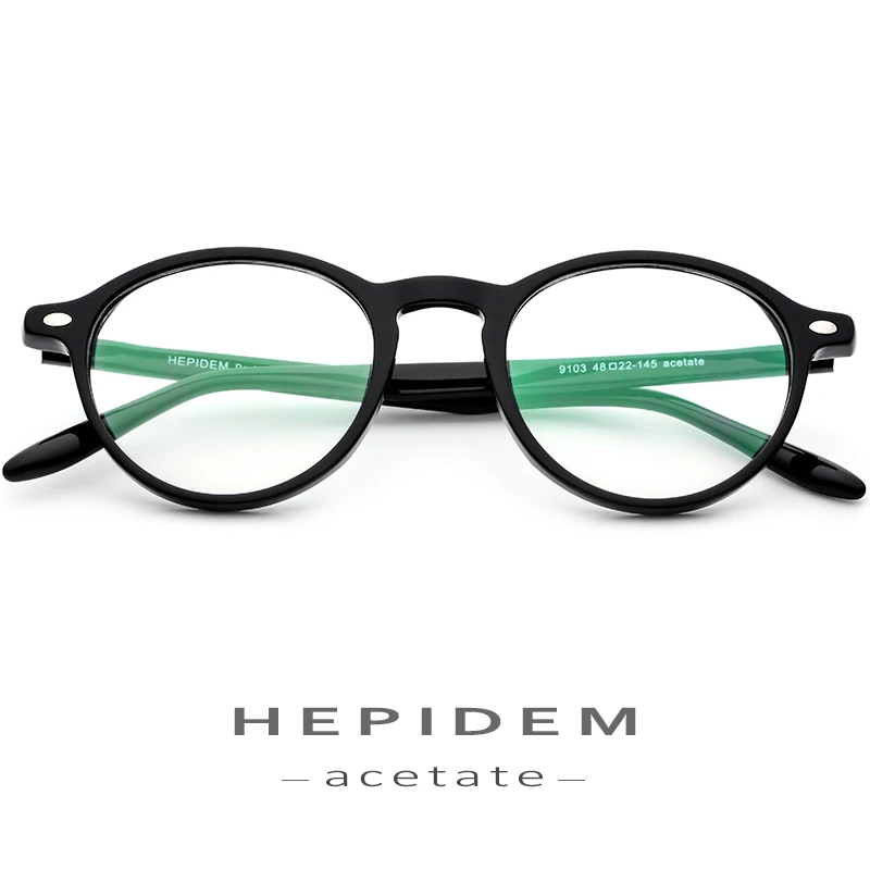 

Acetate Glasses Frame Men Women Round Prescription Eyeglasses Vintage Retro Circle Myopia Optical Frames Spectacles Nerd Eyewear